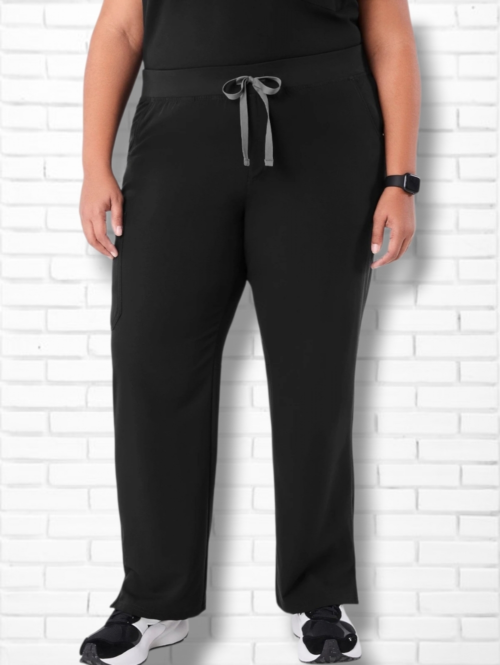 Figs Black Kade Cargo Scrub Pants Womens Size XXL